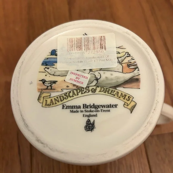 Emma Bridgewater Landscapes Of Dreams Norfolk Coast 1/2 Pint - NEW! - Picture 4 of 4